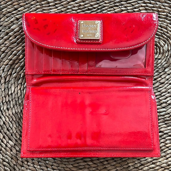 Vintage Dooney & Bourke Red Women's Clutch - Picture 6 of 6